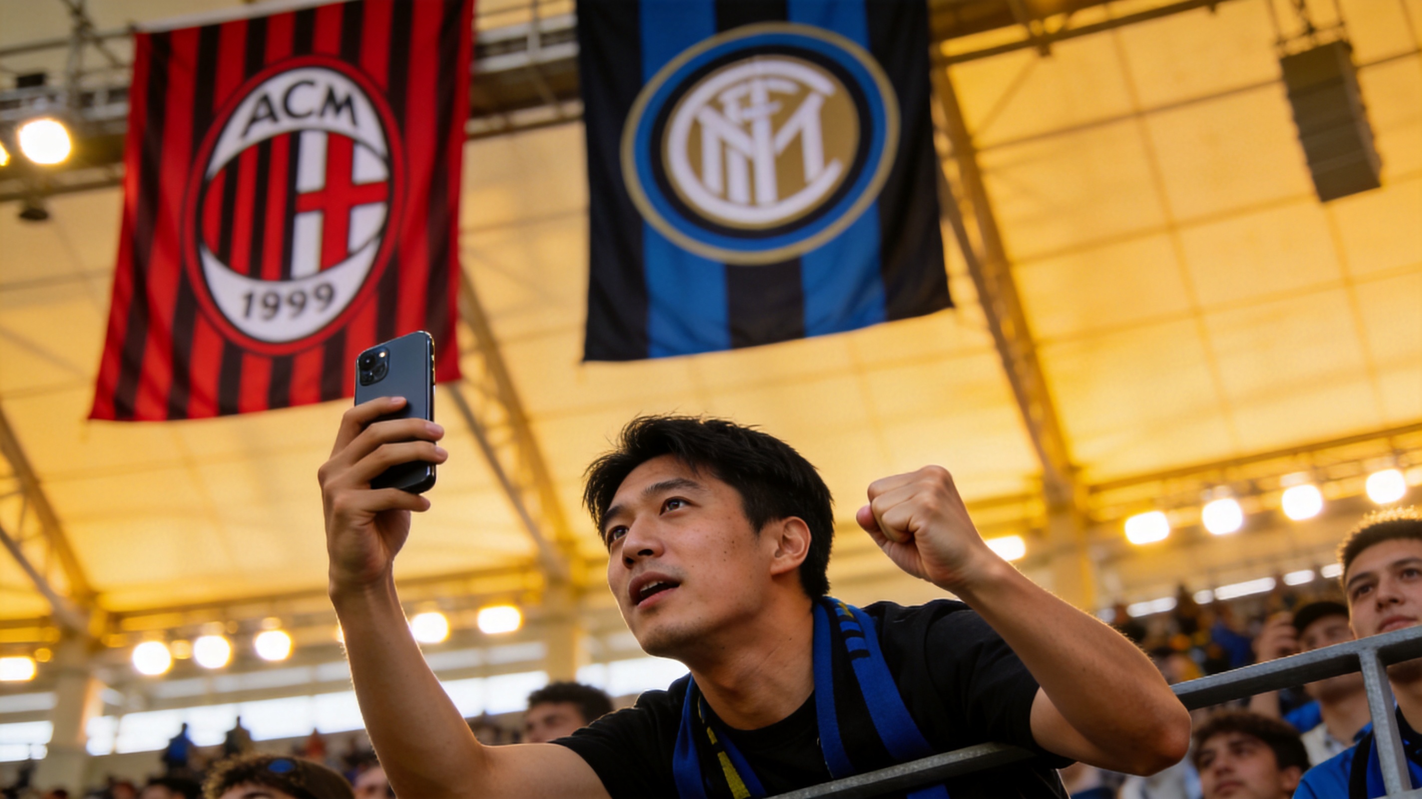 米兰·(milan)中国直播画面、比分弹窗、控球率图表场景